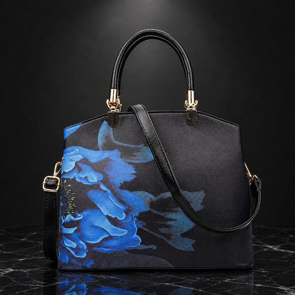Printed floral bag Luna shot 8