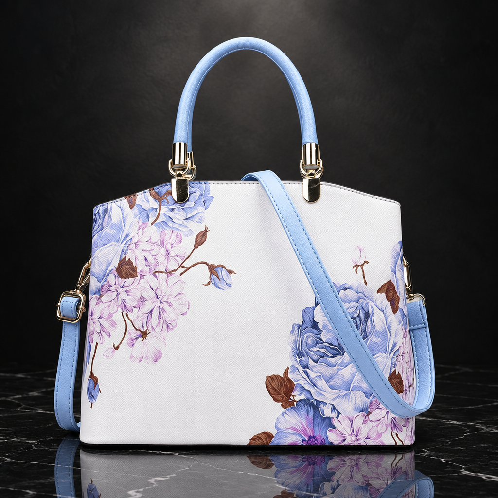 Printed floral bag Luna shot 9
