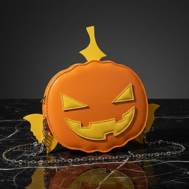 Boo & Bat Pumpkin Crossbody