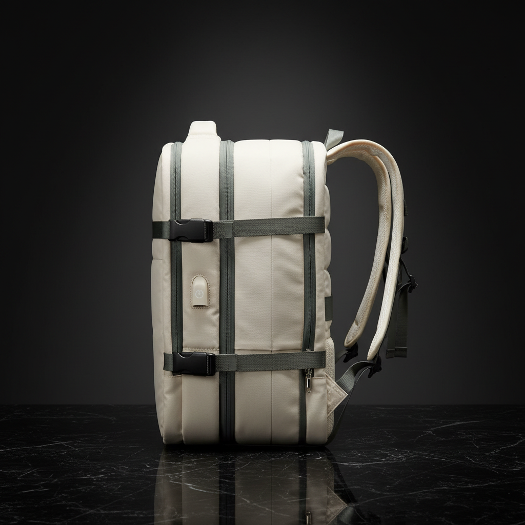 Pure side-profile backpack