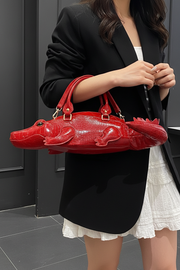 Red crocodile lifestyle 1
