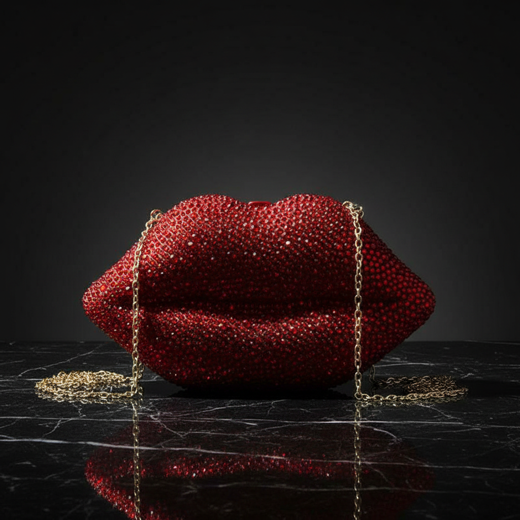 Rhinestone Lips Bag preview 5
