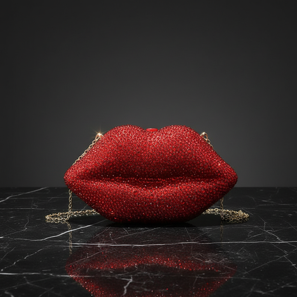 Rhinestone Lips close-up 1