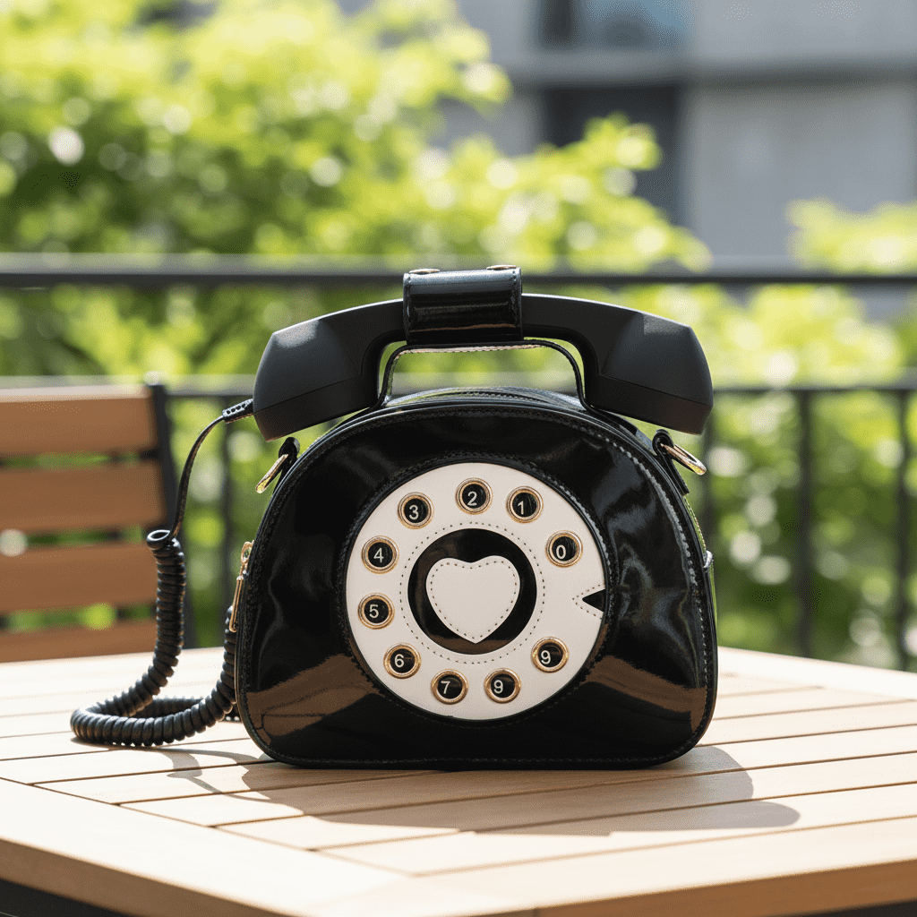 HOTLINE Retro Telephone Crossbody Novelty Bag product image 14