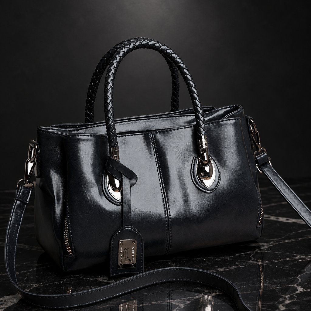 Stitched shoulder bag Luna shot 2