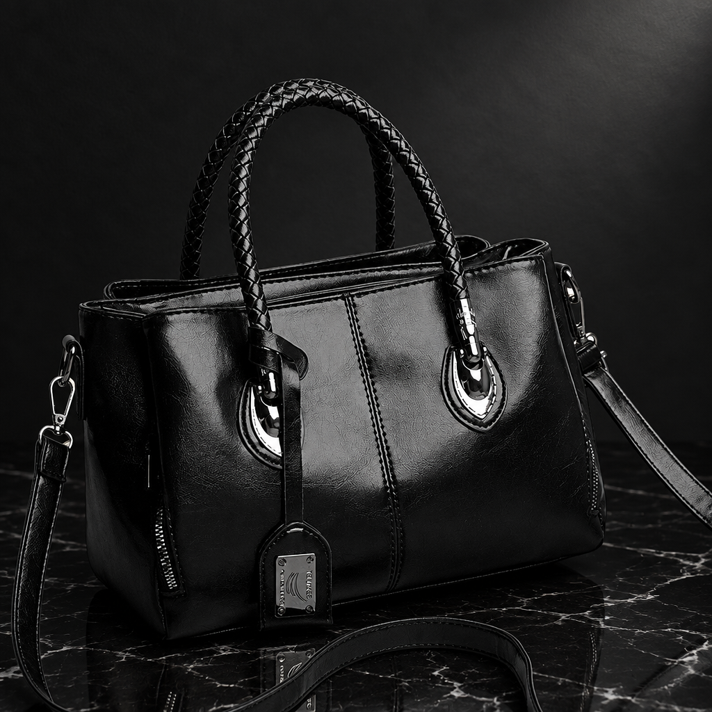 Stitched shoulder bag Luna shot 4