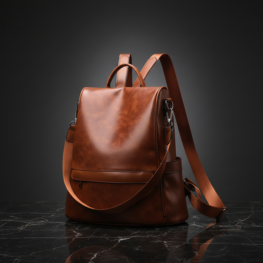 Faux Multi-Pocket Travel Backpack Backpacks product image 2