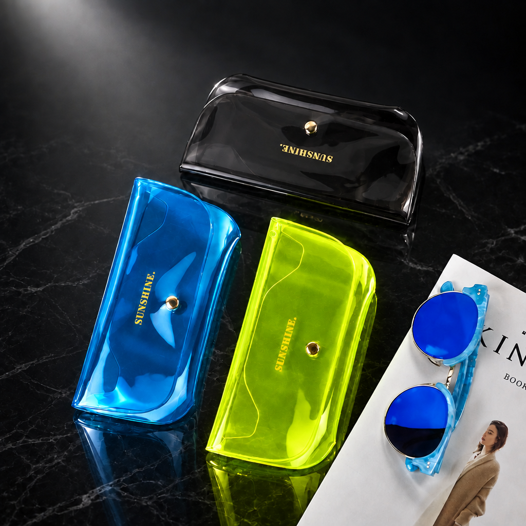 Three-case group with the green case now neon yellow