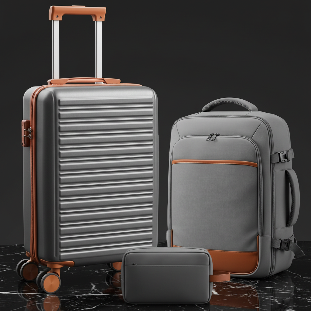 Three-piece luggage set preview 2