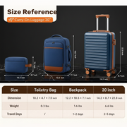 Three-piece luggage set preview 4