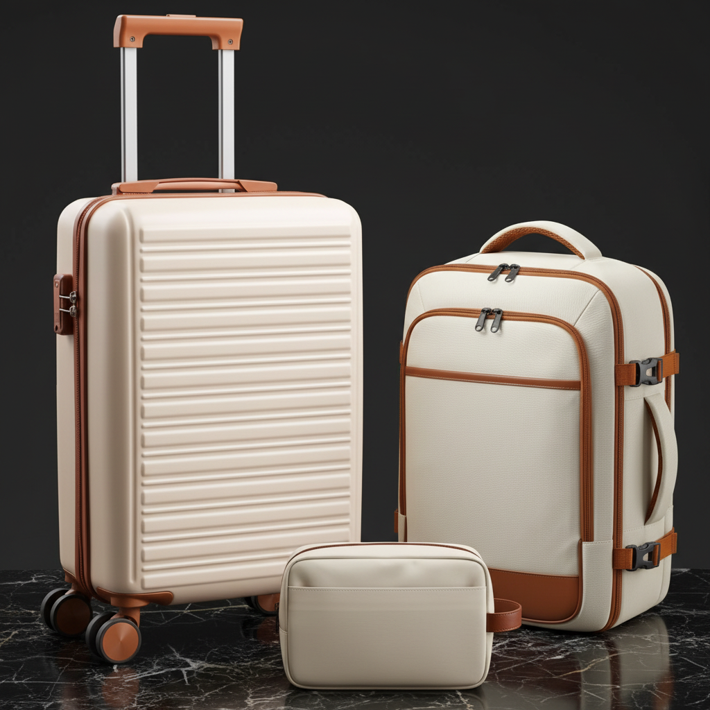 Three-piece luggage set preview 6