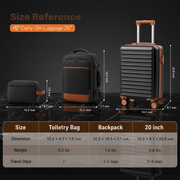 Three-piece luggage set preview 7