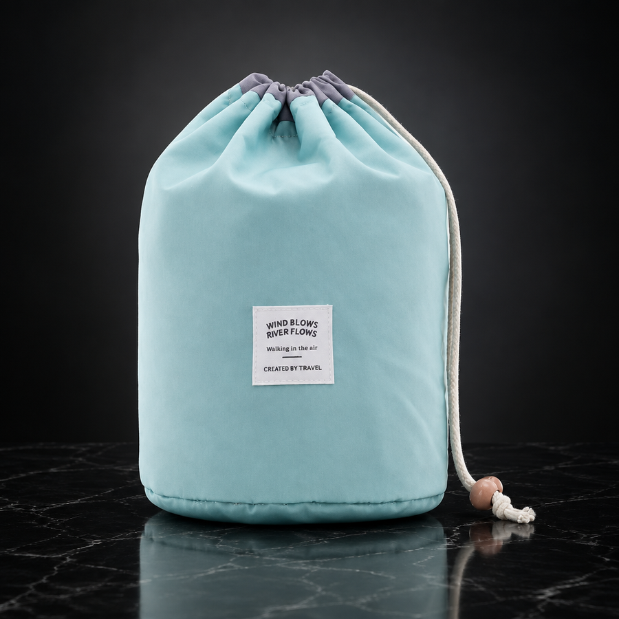 Drawstring Travel Toiletry Organizer