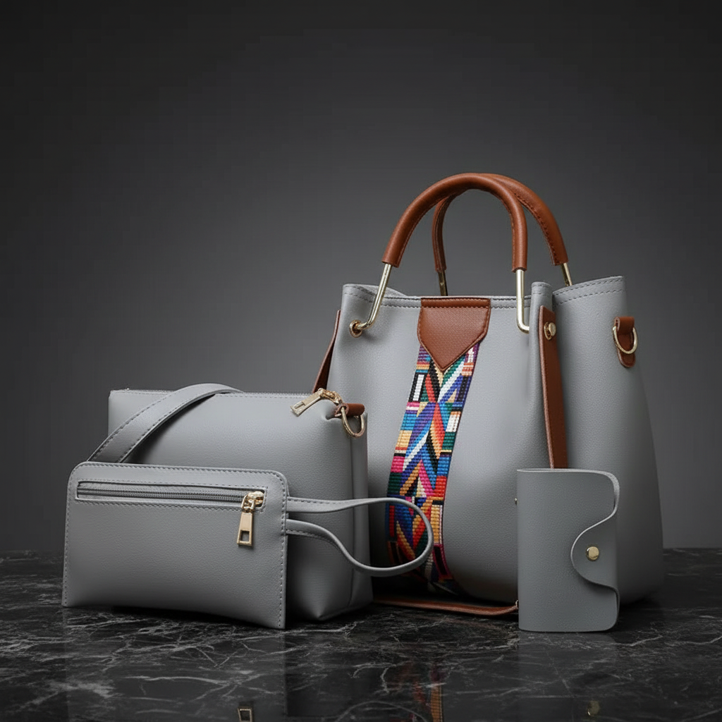 Tote Set Grey