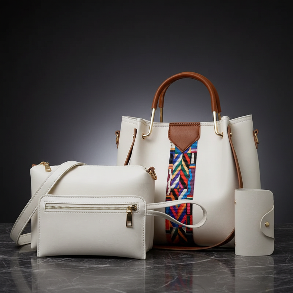 Tote Set White