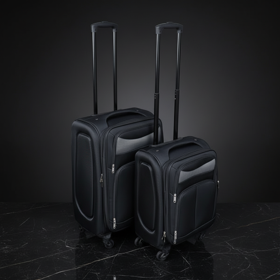 2-Piece Oxford Cloth Luggage Suitcase(US)