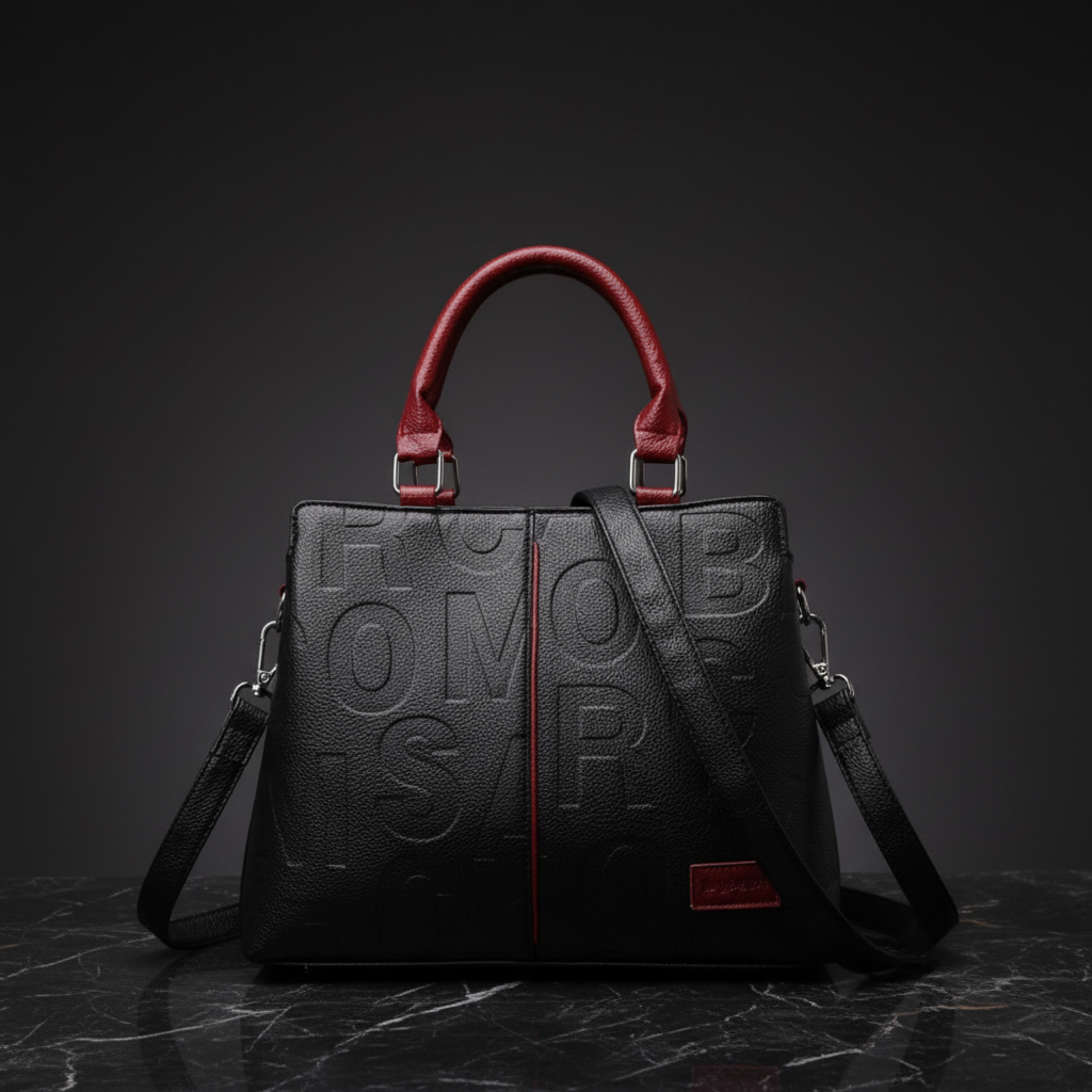 Tess Faux Leather Convertible Satchel Tote Shoulder Bag product image 6