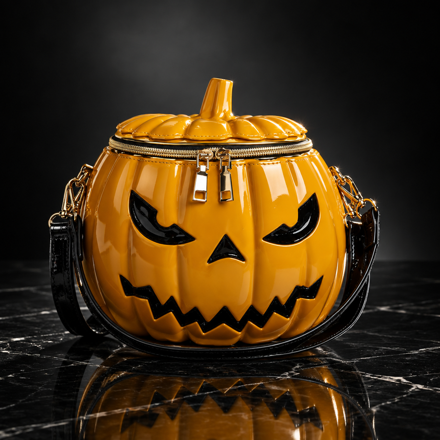 Pumpkin Shape Halloween Crossbody
